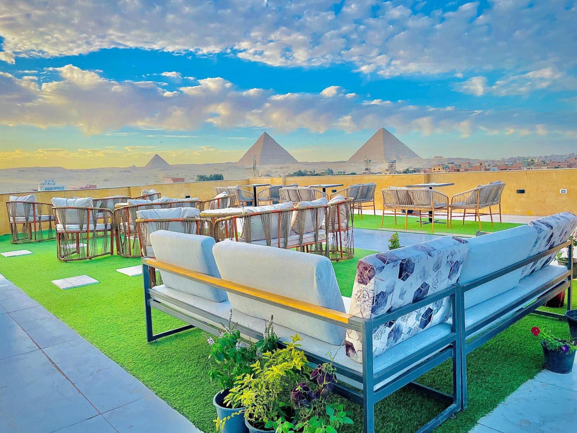 Palm Pyramids View Hotel Kafret el-Gabal Esterno foto